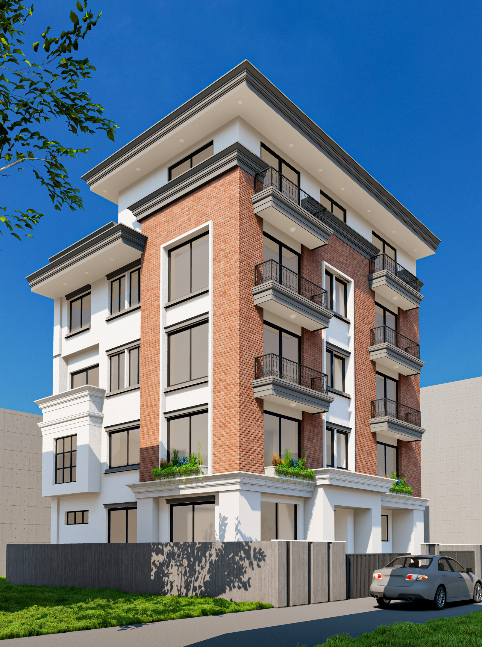Wise International — Residential Building Façade Design – frame 1